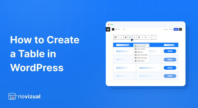 How to Create a Table in WordPress: 3 Easy Methods