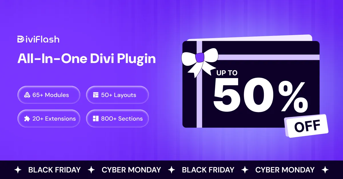 DiviFlash Black Friday Deal 2025