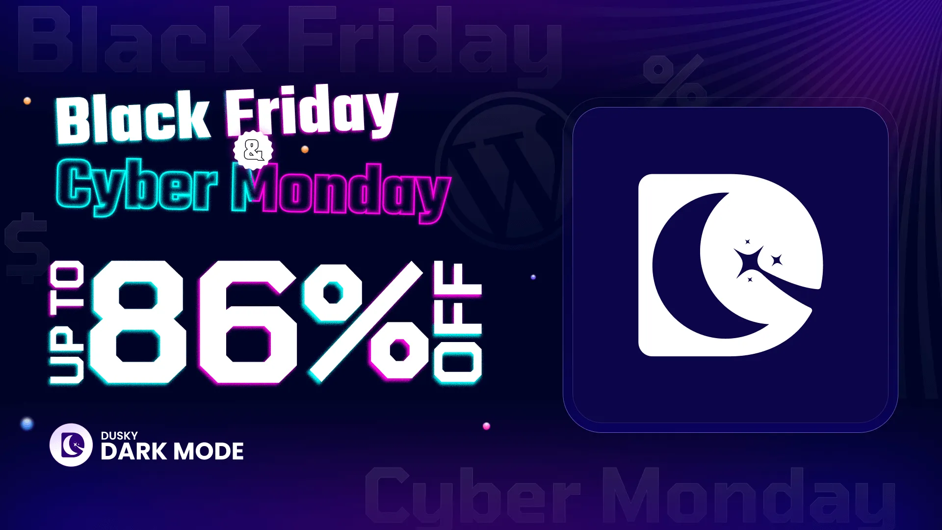 Dusky Dark Mode Black Friday Deal 2025