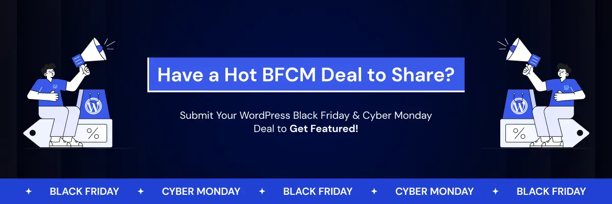 Feature your wordpress black friday deal for 2025