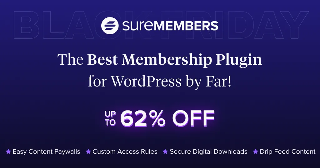 SureMembers Black Friday Deal 2025