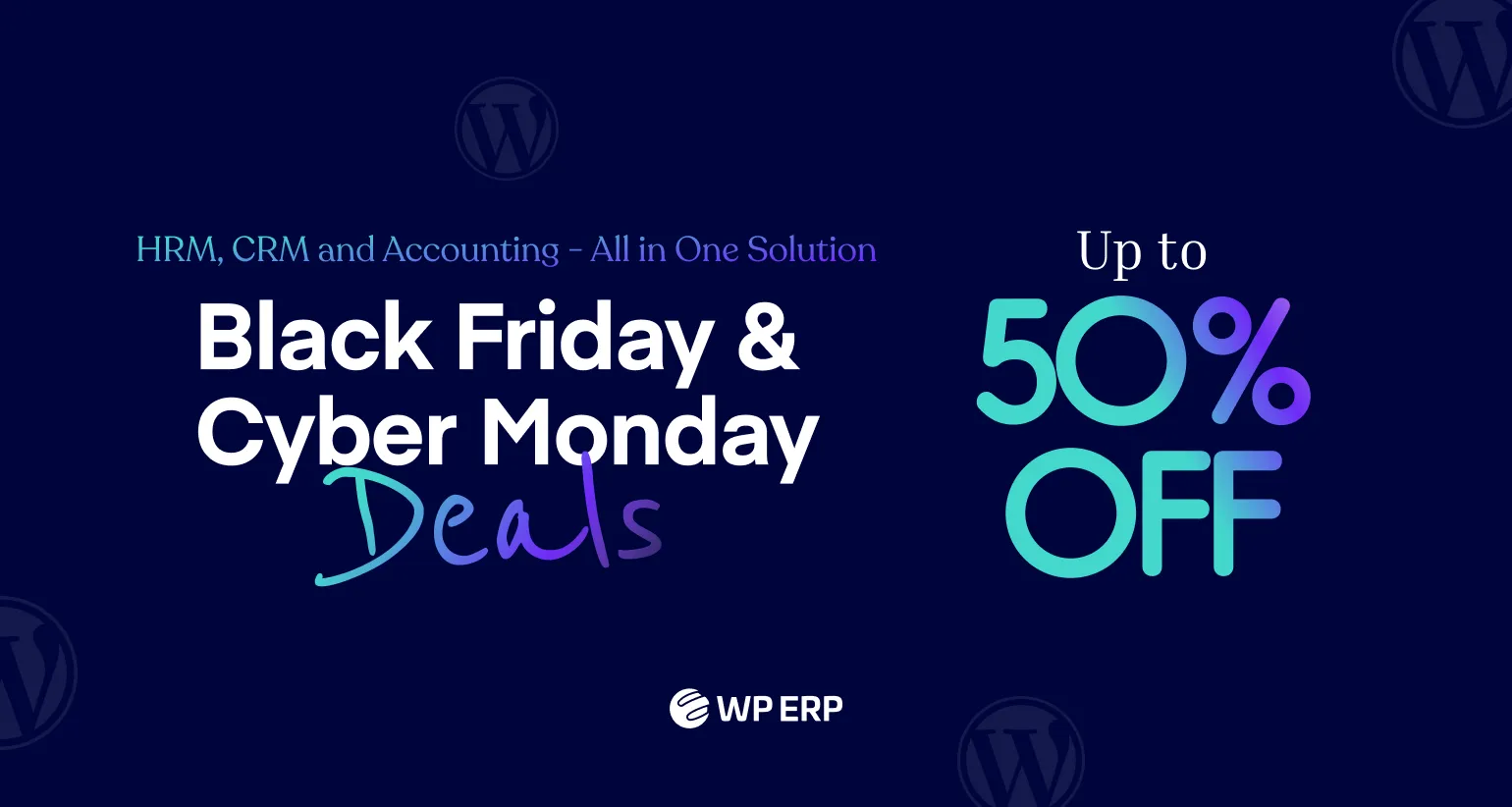 WP ERP Black Friday Deal 2025