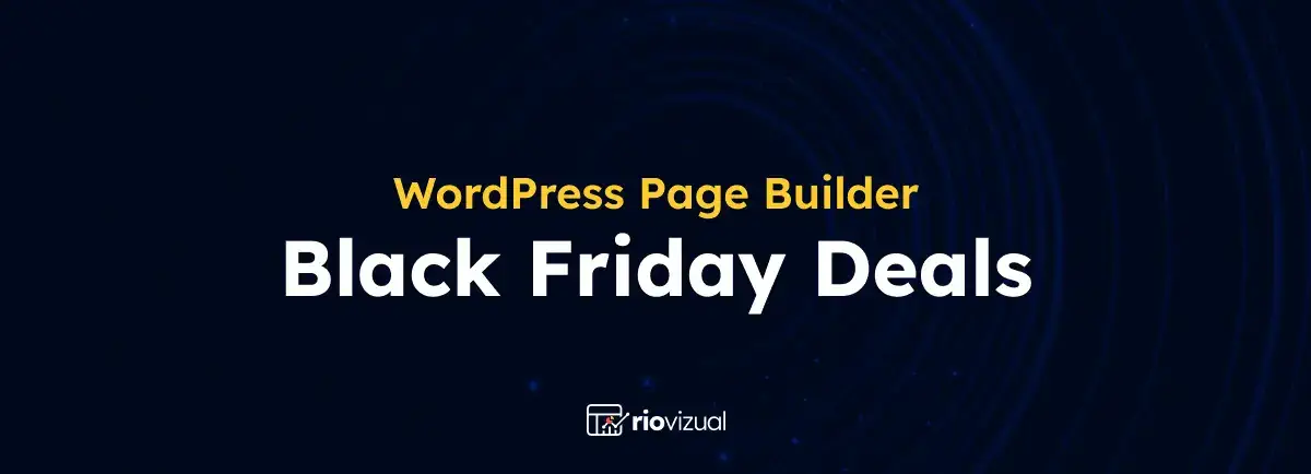 WordPress Page Builder Black Friday Deals 2023