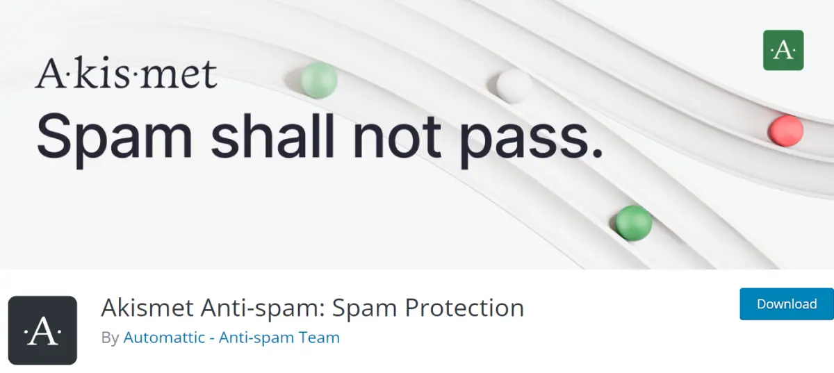 Akismet Anti-spam Plugin