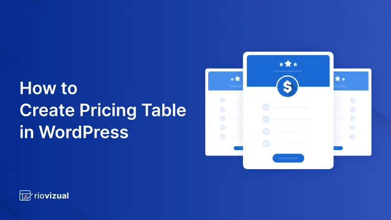 How to Create Pricing Table in WordPress