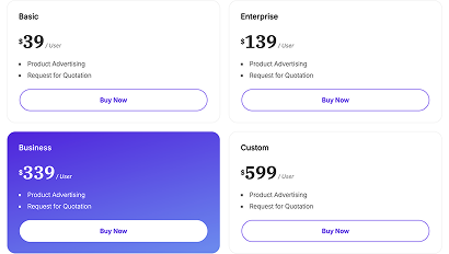 Grid-Based Pricing Table with Highlight