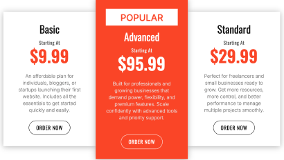 High-Impact Promo Pricing Table