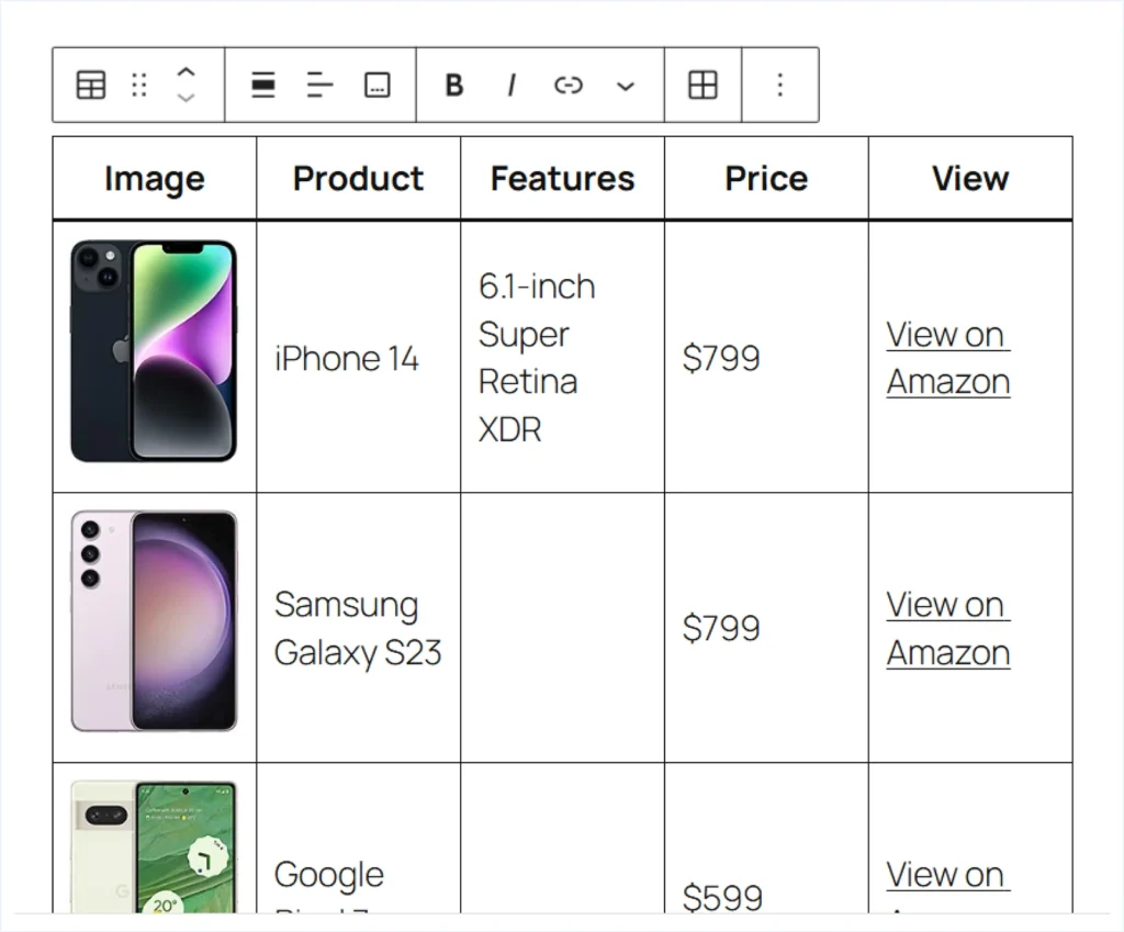 Adding Features Text