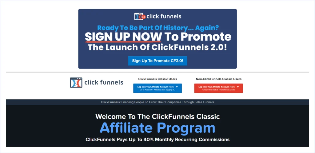 Click Funnels Affiliate Program