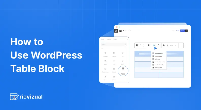 How to Use WordPress Table Block (Step-by-Step Tutorial for Beginners)
