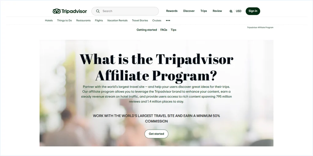Tripadvisor Affiliate Program