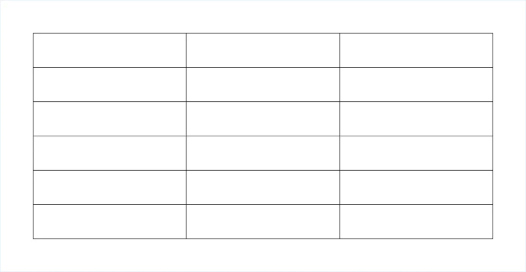 WordPress Table Block Blank Canvas
