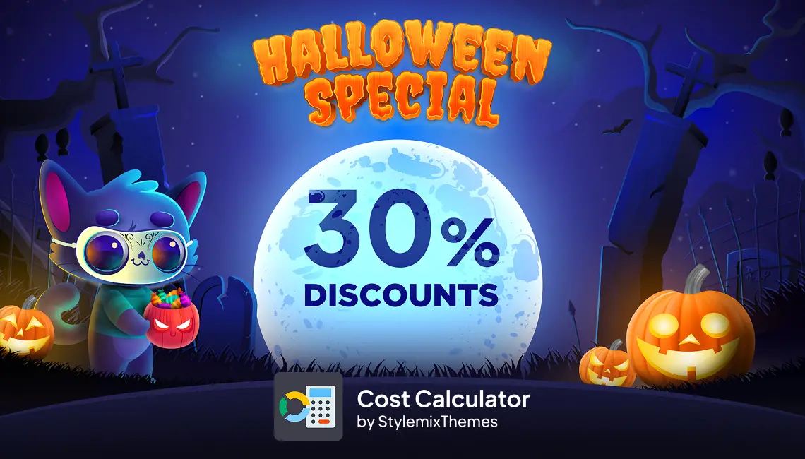 Cost Calculator Halloween Deal 2025