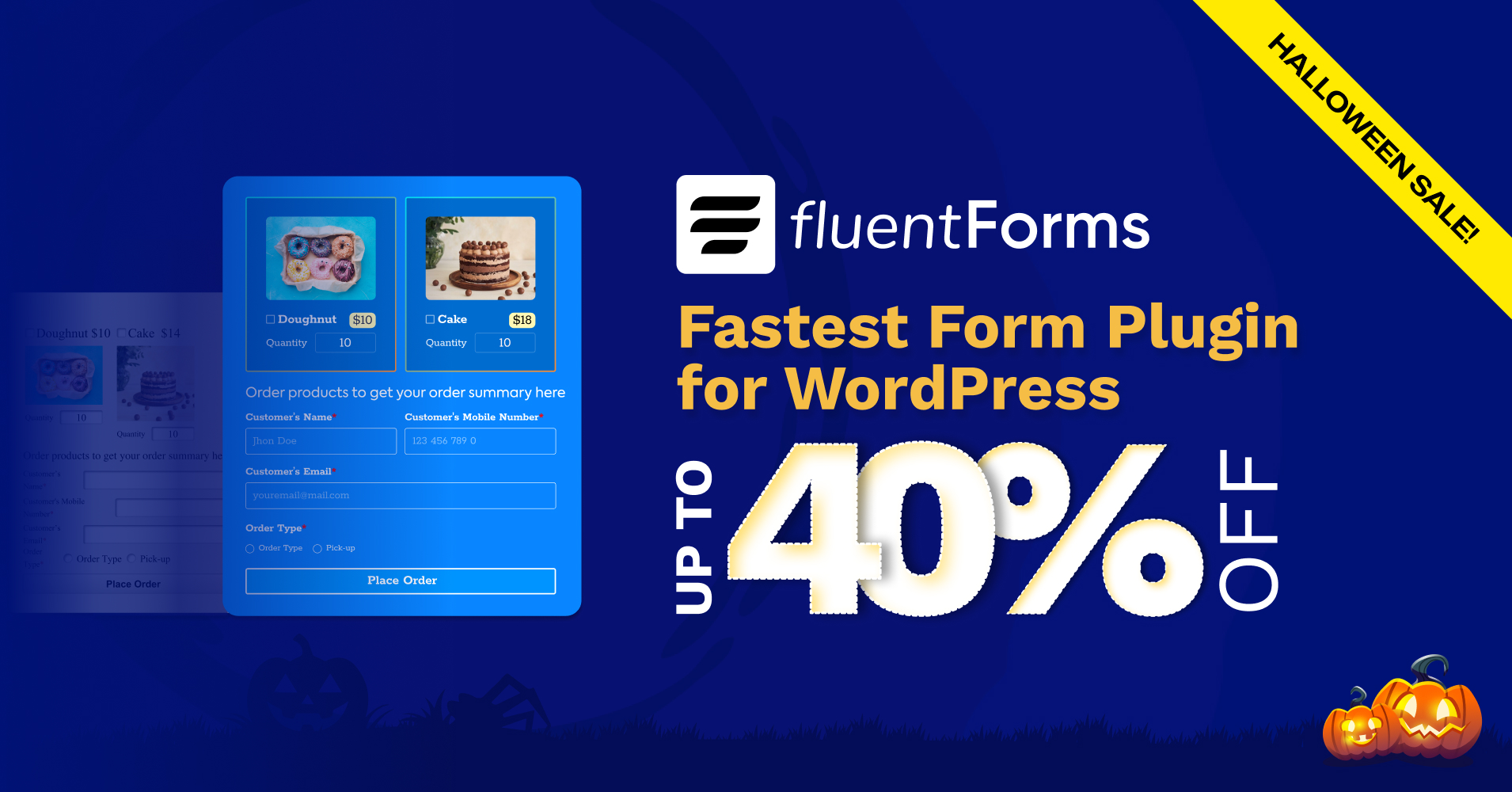 Fluent Forms Halloween Deal 2025