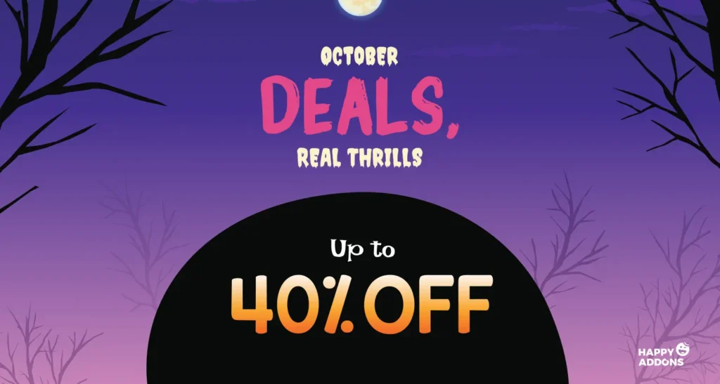 Happy Addons Halloween Deal 2025