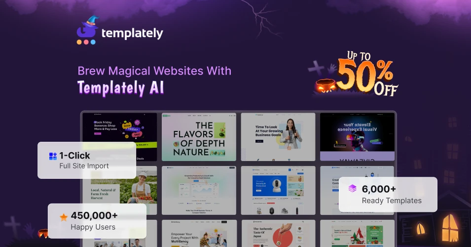 Templately Halloween Deal 2025