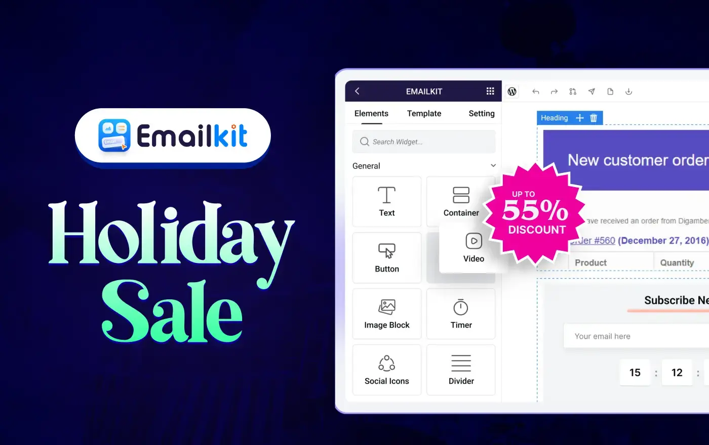 EmailKit Holiday Deals Details 2025-2026