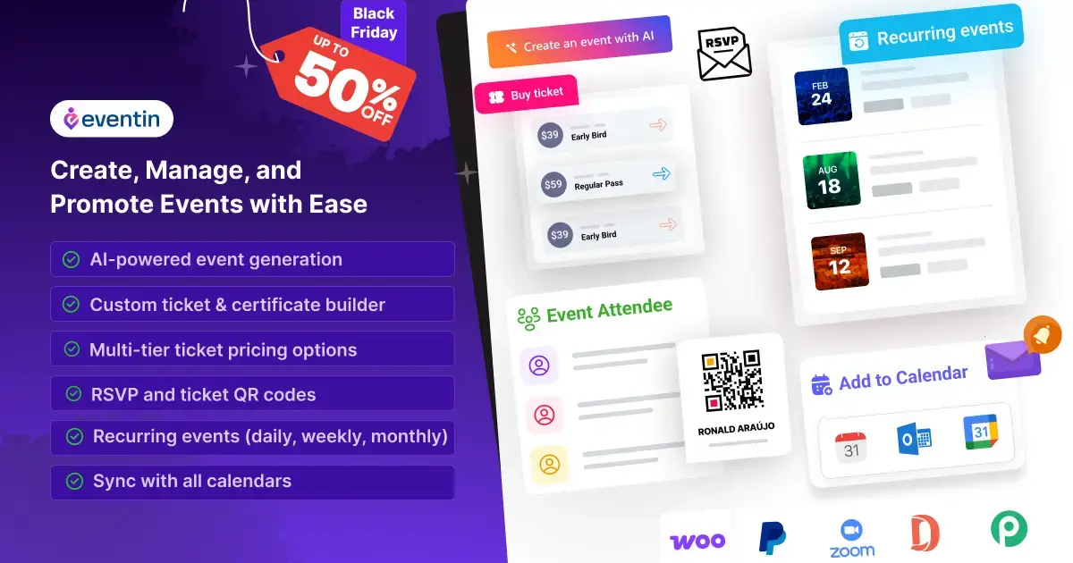 Eventin Holiday Deals Details 2025-2026