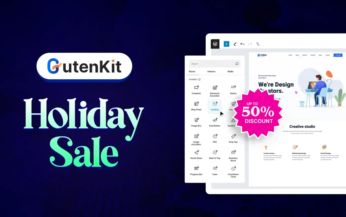 GutenKit Holiday Deals Details 2025-2026