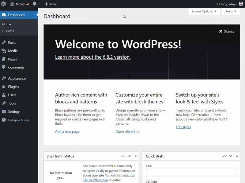 Installing WordPress Theme
