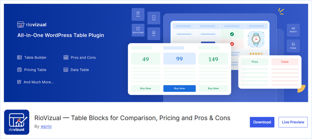 RioVizual Bricks Addons