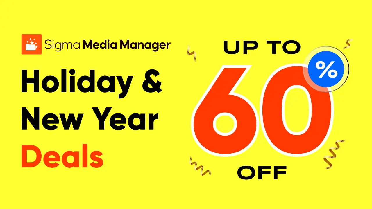 Sigma Media Manager Holiday Deals Details 2025-2026