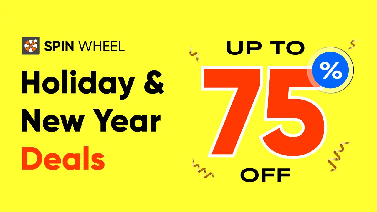 Spin Wheel Holiday Deals Details 2025-2026