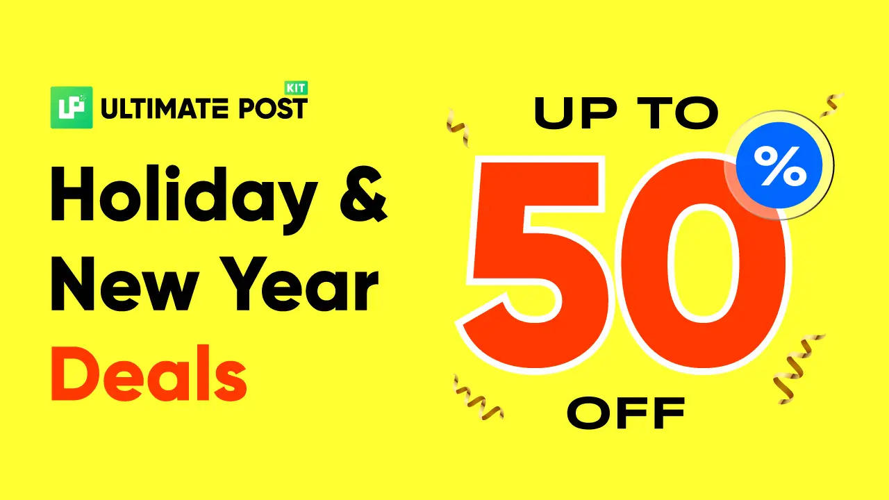Ultimate Post Kit Holiday Deals Details 2025-2026