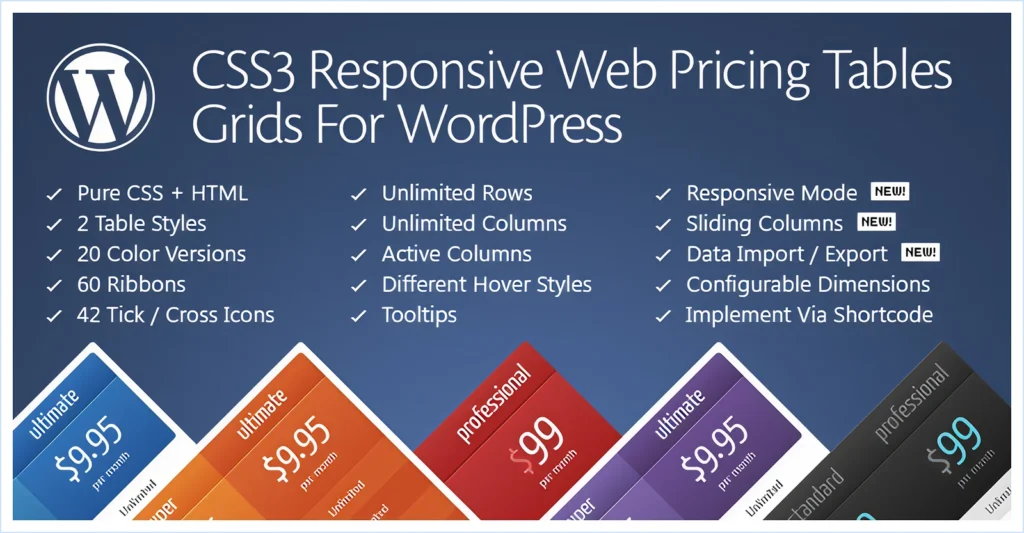 CSS3 Compare Pricing Tables