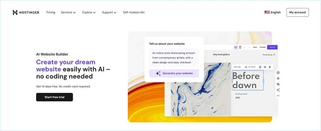 Hostinger Ai Website Builder