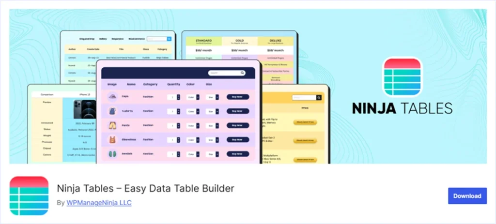 Ninja Tables